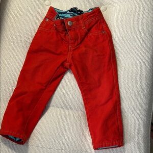 Mini Boden Orange Kids Jeans size 2y